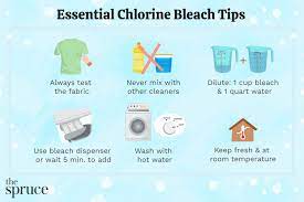 chlorine bleach tips for better laundry