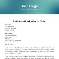 free authorization letter templates