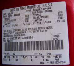 Locating Your Vehicle S Paint Code