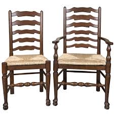 We gather all ads from hundreds of classified sites for you! Custom Set Of Eight English Oak Wavy Ladder Back Chairs With Rush Seats For Sale At 1stdibs