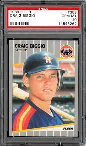 Discount99.us has been visited by 1m+ users in the past month 1989 Fleer Craig Biggio Psa Cardfacts