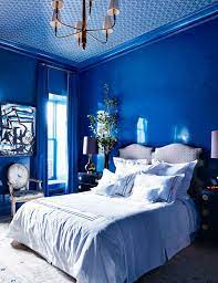 Cobalt Blue Bedroom Color Combination