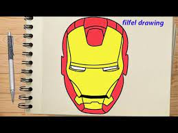 how to draw iron man helmet how to
