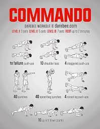 commando bodyweight workout pop workouts