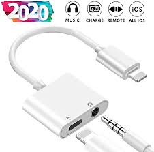 Amazon Com Lighting 3 5 Mm Headphone Jack Adapter For Iphone Xs Xs Max Xr 8 8 Plus 7 7 Plus For Iphone Aux Adapter In 2020 Headphone Adapters Headphone Charger Car