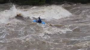 st francis river 2017 flood kayakers at