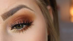 smokey burnt orange eyeshadow tutorial