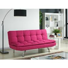 pink sofa bed