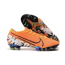 Building on the flyknit innovation of the 13 sancho fg adds a nike aerotrak zone and a slightly stiffer chassis to help supercharge traction when the game heats up. Nike Mercurial Vapor Xiii Elite Fg Orange White