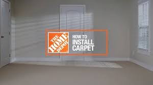 how to install carpet the