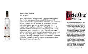 ketel one vodka 750 ml bottle with two