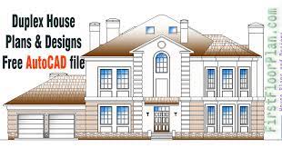 Duplex House Plans And Designs With