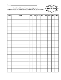 Achieve 3000 Tracking Worksheets Teaching Resources Tpt