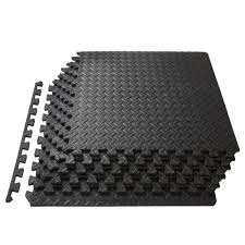 prosourcefit exercise puzzle mat black