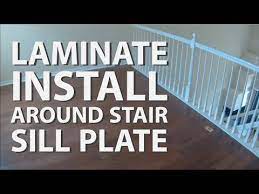 install laminate flooring around stair