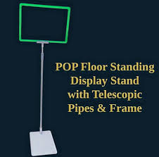 floor mount acrylic display stand for