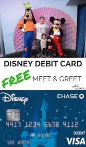 By using your disney visa debit card or authorizing its use, you agree that chase may share information about you and your disney visa debit card account, including your card transactions, with disney credit card services, inc., and each of its affiliates for. Get A Chase Disney Debit Card For A Free Character Meet And Greet Asthejoeflies