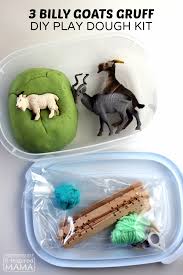 They're perfect for extending the story and for teaching or reinforcing various concepts. A Three Billy Goats Gruff Play Dough Kit For Kids
