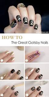 the great gatsby nails tutorial
