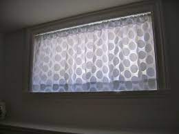 Basement Window Curtains