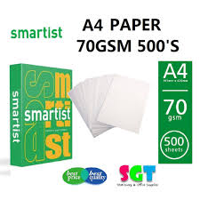 SMARTIST A4 Paper 70gsm 500 Sheets | Shopee Malaysia
