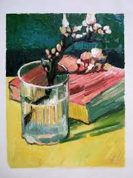 Van Gogh Blossoming Almond Branch In A