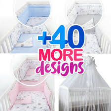 10 Pcs Baby Nursery Bedding Set Fit Cot