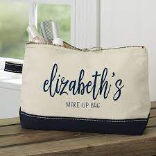 scripty name personalized makeup bags