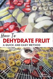 How To Dehydrate Fruit Apples Strawberries Bananas And More