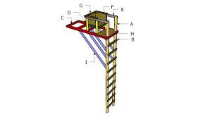 tree ladder stand plans