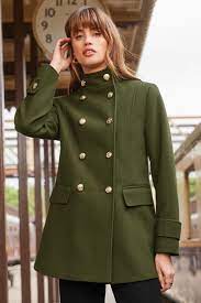 Double Ted Military Coat