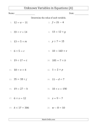 Math Worksh Algebra Worksheets