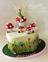 Fairy Garden Decorated Cake By