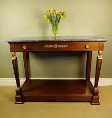 19th C Mahogany Console Table Furniture