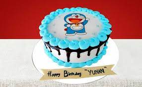 Doraemon Themed Cake gambar png