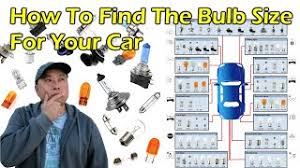 how to find the bulb size for your car