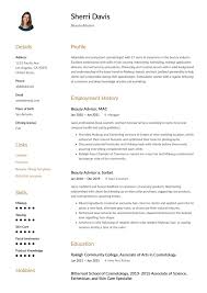 beauty advisor resume guide 20