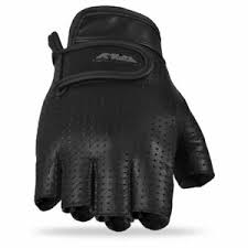 Details About 2018 Fly Racing Half N Half Perfed Open Finger Leather Motorcycle Gloves Size