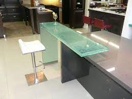 Glass Breakfast Bar Glass Countertops