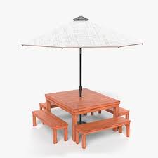 A patio table umbrella made to go. Gartenmobel 3d Modelle Zum Download Turbosquid
