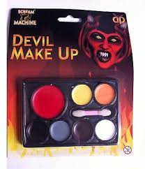 halloween devil makeup facepaint kit