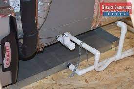how does a condensate drain pan work