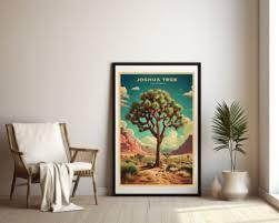 Joshua Tree California Travel Poster
