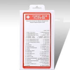 First Aid Flip Chart Travel Size