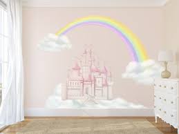 Castle Wall Decal Castle Decals Rainbow