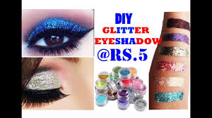 diy glitter eyeshadow without alcohol