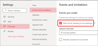 schedule a microsoft teams meeting from