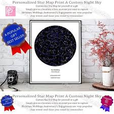 Custom Star Map A Personal Heavenly View Constellation Chart
