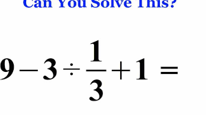 can you solve this math problem that