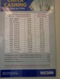 Check Cashing Fees Chart Ny Another Free Cruise From